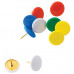 Кнопки кольорові пластикове покриття, 100 шт Buromax (BM.5176) Фото 1
