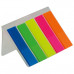 Закладки пластикові 45x12 мм, 5 кольорів по 25 арк, асорті Neon Buromax (BM.2302-98) Фото 1