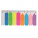 Закладки пластикові 45x12 мм и 42x12 мм, 8 кольорів по 25 арк, асорті Neon Buromax (BM.2307-98) Фото 1