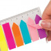 Закладки пластикові 45x12 мм и 42x12 мм, 8 кольорів по 25 арк, асорті Neon Buromax (BM.2307-98) Фото 3