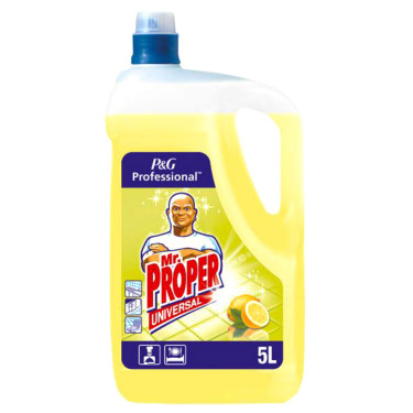 Рідина миюча для підлоги та стін Лимон, 5 л Mr. Proper (4084500807327)