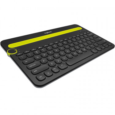 Клавіатура бездротова K480 Bluetooth Multi-device Keyboard, чорна Logitech (920-006368)