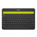 Клавіатура бездротова K480 Bluetooth Multi-device Keyboard, чорна Logitech (920-006368) Фото 1