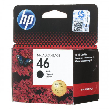 Картридж №46 Ultra Ink Advantage чорний HP (CZ637AE)