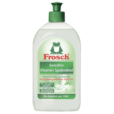 Бальзам-концентрат для посуду Frosch Sensitiv Vitamin 500 мл (9001531181597)
