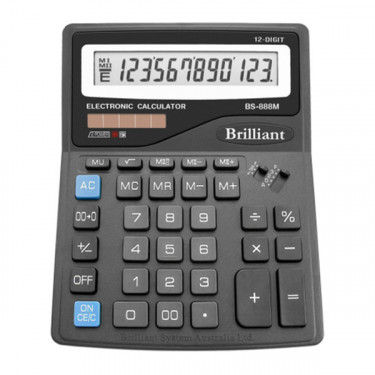 Калькулятор BS-888М 12 розрядів Brilliant (BS-888M)