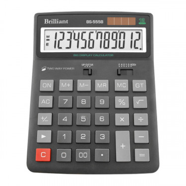 Калькулятор BS-555 12 розрядів Brilliant (BS-555)