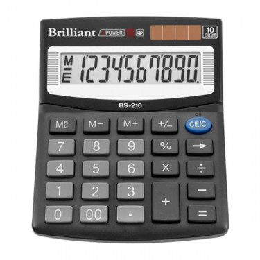 Калькулятор BS-210 10 розрядів Brilliant (BS-210)