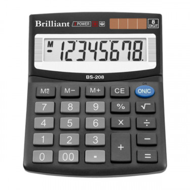 Калькулятор BS-208 8 розрядів Brilliant (BS-208)