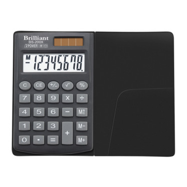 Калькулятор кишеньковий BS-200Х 8 розрядів Brilliant (BS-200Х)