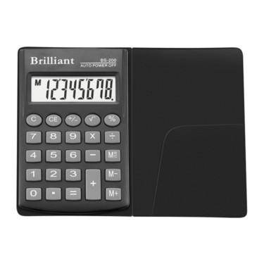 Калькулятор кишеньковий BS-200 8 розрядів Brilliant (BS-200)