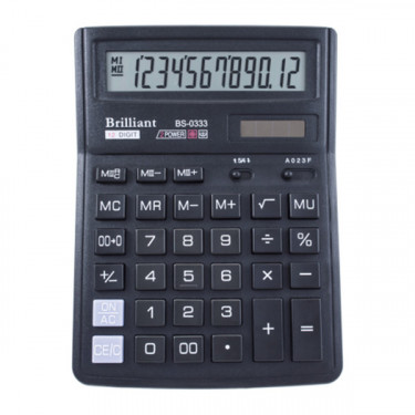 Калькулятор BS-0333 12 розрядів Brilliant (BS-0333)