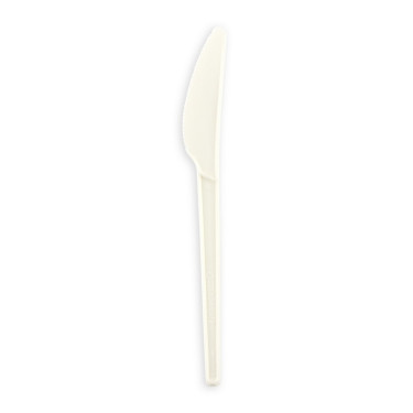 Ножі Pap Star 16.6 см білі біопластик 100 шт (10749)