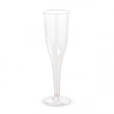 Бокал для шампанського 100 мл, 5,1 x 17 см, склопластик, 10 шт PapStar (7793)