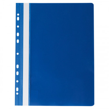 Швидкозшивач А4 з перфорацією, глянцевий, синій Professional Buromax (BM.3331-03)