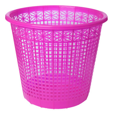 Кошик для паперів ZiBi пластиковий 8 л Рожевий (ZB.3040-10)