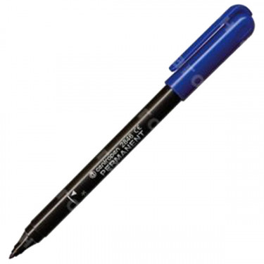 Маркер перманентний, 1 мм, синій Centropen (2846син.)