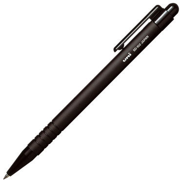 Ручка масляна автоматична 0.7 мм, чорна SD-102 Uni (SD-102.Black)