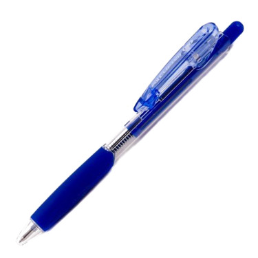 Ручка масляна автоматична UNI Clifter 0.7 мм Синя (SN-118.Blue)