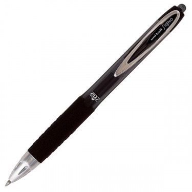 Ручка гелева автоматична 0.7 мм, чорна Signo 207 Uni (UMN-207.Black)