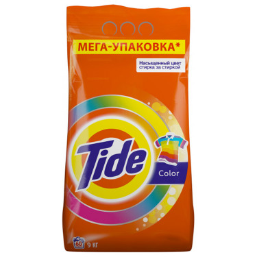 Порошок для прання 9 кг, автомат Color Tide (5410076454693)