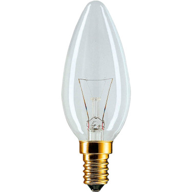 Лампа розжарювання Philips E14 40W 230V B35 CL 1CT/10X10F Stan (926000006814)