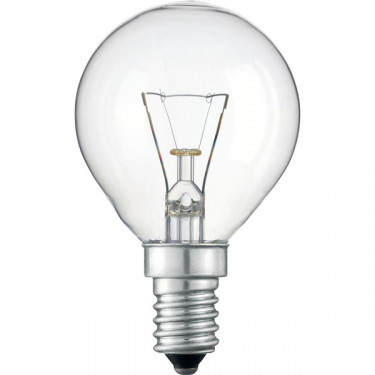 Лампа розжарювання 1CT/10X10F Pila E14, 60W, 230V, P45 CL Philips (926000005064)