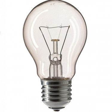 Лампа розжарювання 1CT/12X10F Stan E27, 75W, 230V, A55 CL Philips (926000004004/8711500354594)