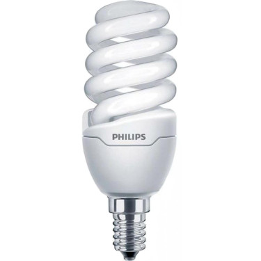 Енергозберігаюча лампа Philips E14 12W 220-240V WW 1PF/6 Tornado T2 mini (929689174503/8718696477793)