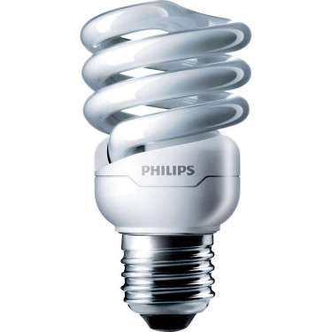 Лампа енергозберігаюча E27, 12W, 220-240V, WW 1CT/12 TornadoT2 8y Philips (929689868506/8718291662846)