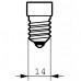 Лампа світодіодна LED Fila ND декоративна, E14, 2.3-25W, 2700K, 230V, P45 1CT APR Philips (929001180207) Фото 1