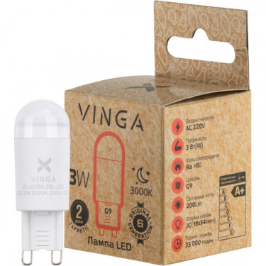 Лампа світодіодна Vinga (VL-JCG9-33L-220)
