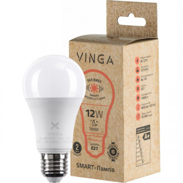 Лампа світодіодна Vinga (VL-A60E27-123L-3SD)