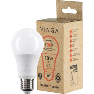 Лампа світодіодна Vinga (VL-A60E27-103L-CVD)