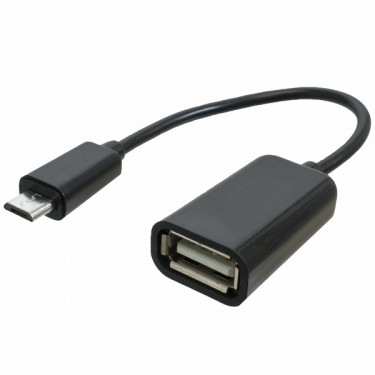 Кабель OTG USB 2.0 - Micro USB 2.0 (F/M) 0,15m Patron (PN-USB-F-MICRUSB)