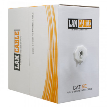 Кабель вита пара FTP CAT.5E Solid Cable 305 м, 4*2*0.50, біметал Patron (04002)