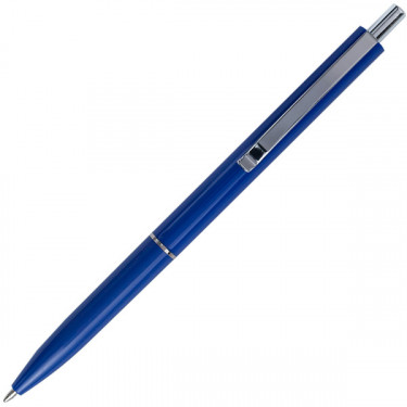 Ручка кулькова автоматична 1 мм, без логотипів, корпус синій Logo2U Buromax (BM.8239-02)