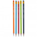 Олівець графітовий НВ, з ластиком, асорті White Line Buromax (BM.8503) Фото 3