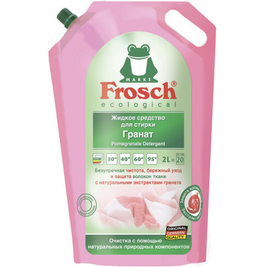 Рідкий засіб для прання Frosch Гранат 2 л (4001499910807)