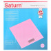 Ваги кухонні Saturn рожеві (ST-KS7810) Фото 3
