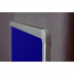 Дошка текстильна, 100х150 см, алюмінієва ALU23 рамка, синя 2x3 (TTA1510) Фото 5