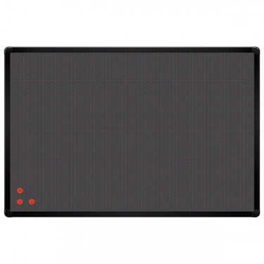 Дошка магнітно-текстильна, 45х60 см, чорна рамка PinMag 2x3 (TPAB456)
