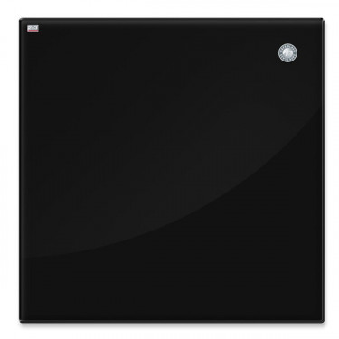 Дошка скляна, магнітно-маркерна, 45х45 см, чорна 2x3 (TSZ4545B)