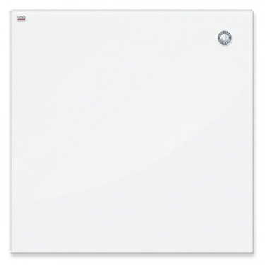 Дошка скляна, магнітно-маркерна, 45х45 см, біла 2x3 (TSZ4545W)