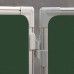 Дошка для крейди, трьохстворчата, 100х150/300 см, алюмінієва рамка 2x3 (TRK1510/UA) Фото 3