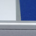 Дошка комбінована, маркер/текстиль, 60x90 см, синя ALU23 2х3 (TCAST96) Фото 1