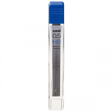 Стрижні для механічних олівців 0.5 мм, HB, 12 шт Nano Dia Uni (UL05-102ND.HB)