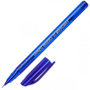 Ручка масляна 0.5 мм, синя Hypnos Buromax (BM.8353-01)