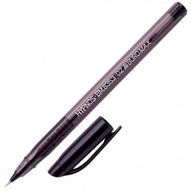 Ручка масляна 0.5 мм, чорна Hypnos Buromax (BM.8353-02)
