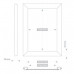 Рамка плакатна на клік-системі A0, 84,1 x 118,9 см, в алюмінієвій рамці, 32 см, прямі кути 2х3 (TZW32/A0BG) Фото 1